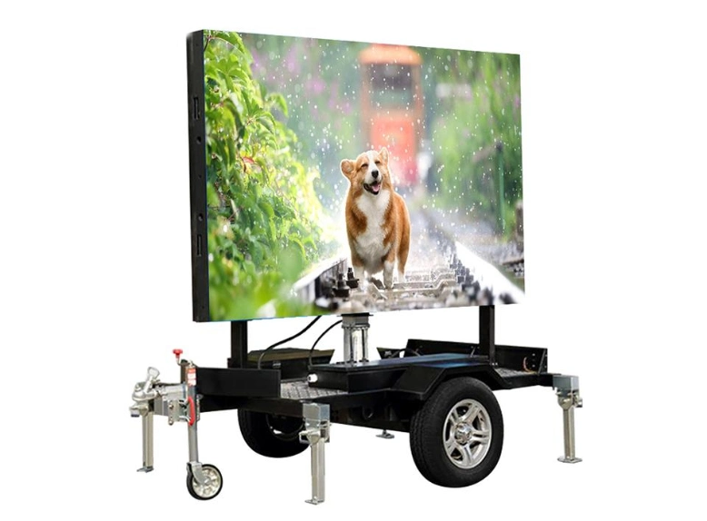 Super Slim Digital Advertising LED Billboard Waterproof Trucks Outdoor P6 LED Screen