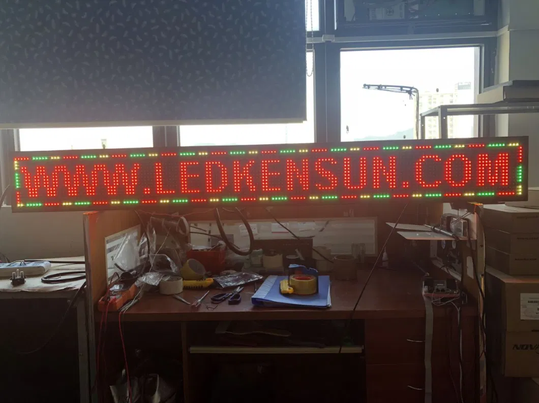 P10 Outdoor Full Color LED Message Scrolling Display Sign