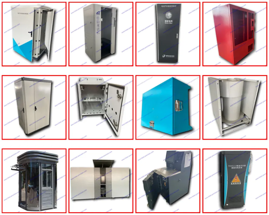 Customized Sheet Metal Fabrication Outdoor Interactive Information Payment Self Service Kiosk