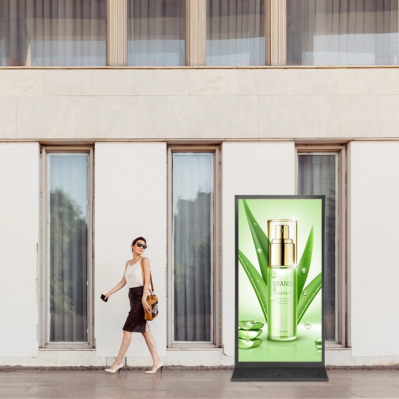 86 Inch Android Windows Vertical Commercial Media Player Advertising Screen Outdoor Totem Screen LED Advertising Display Digital Signage