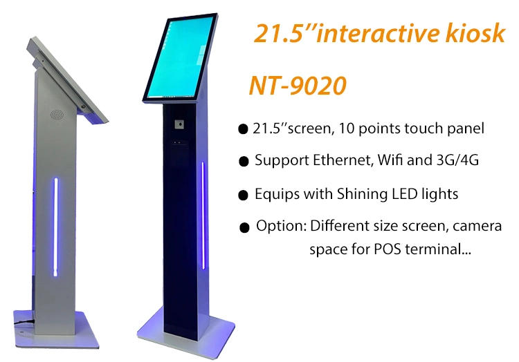 10.1&prime;&prime;~27&prime;&prime; Windows Vertical Touch Screen Queue Kiosk Android Horizontal Touchscreen Kiosk Interactive Information Kiosk Self Service for Restaurant