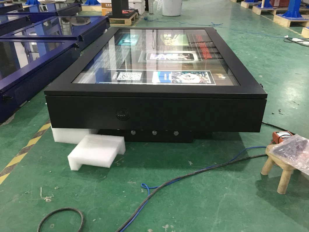 55inch Double Sided IP65 Waterproof Dustproof Sunshine Visible Outside Outdoor Video LCD Digital Signage Interactive Capacitive Touch Screen Kiosk