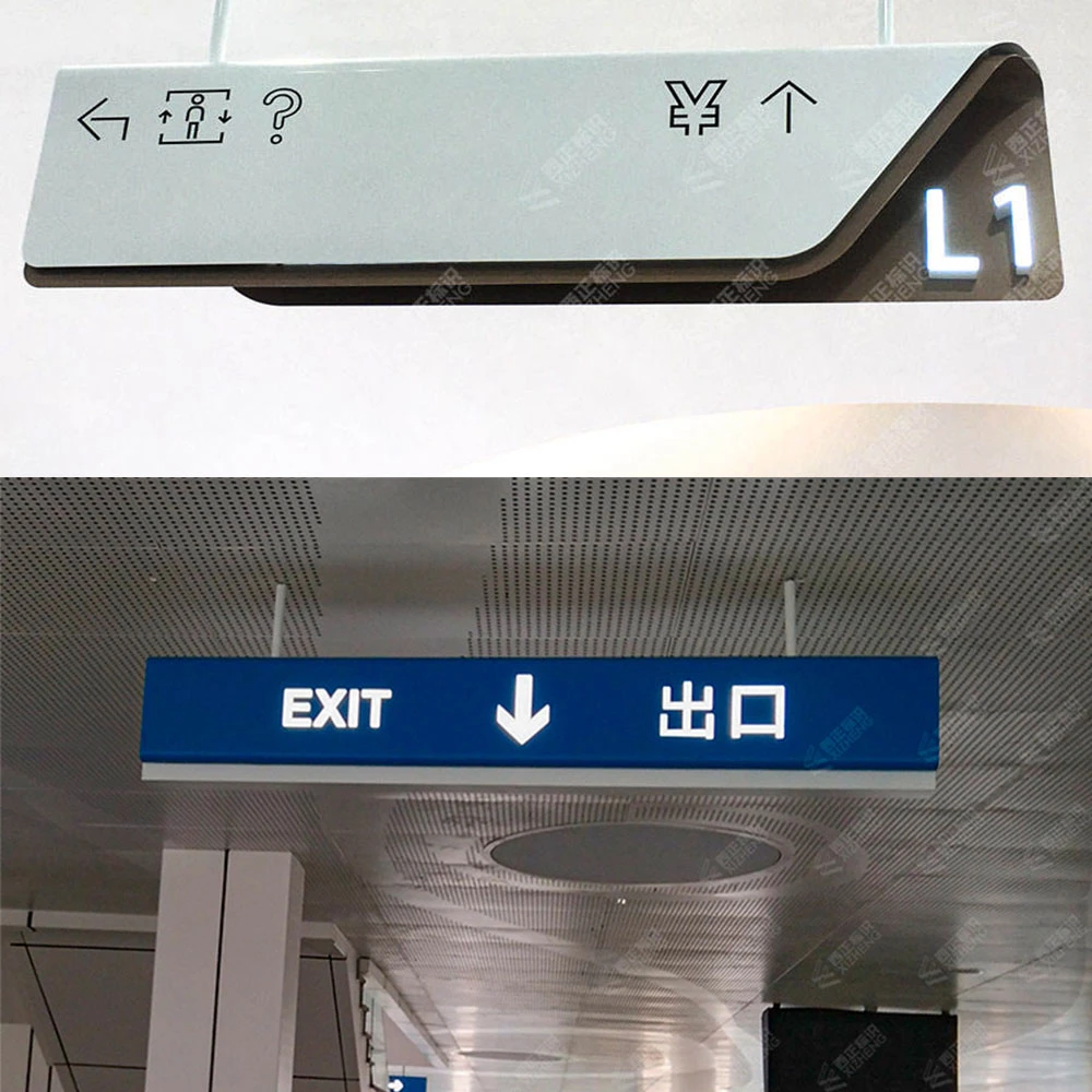 Residential Building Guide Signs, Scenic Spots Publicity Bar Signage, Park Stainless Steel Guide Sign Sign Production