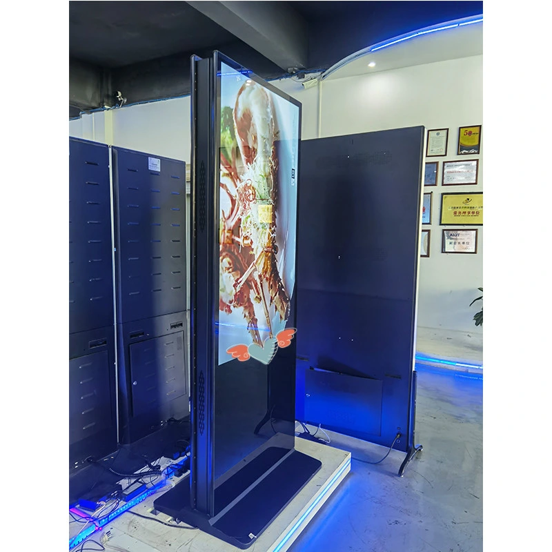 Digital Signage Display Floor Stand LCD Touch Screen Advertising Media Player Kiosk Totem 43inch Android Lecteur Publicitaire