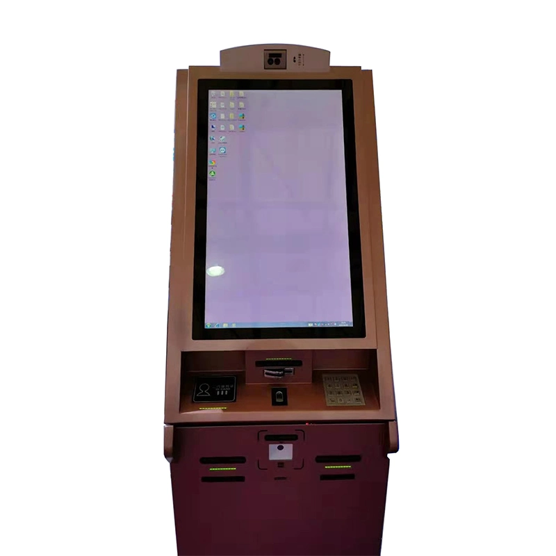 Digital Signage Hotel Kiosk with Check in Receptionist Function