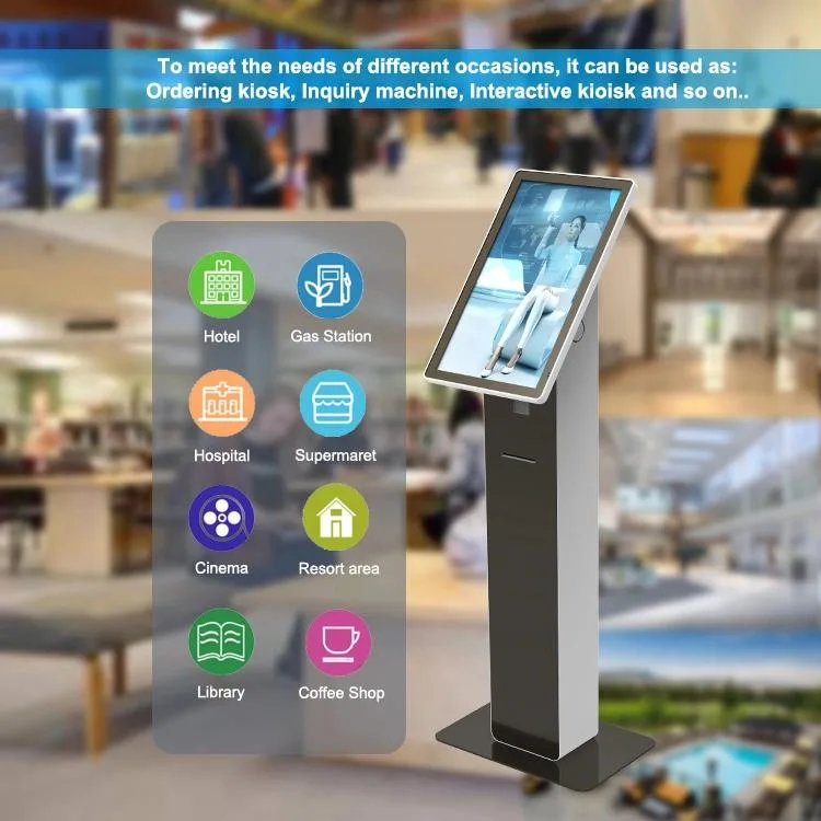 Fast Delivery Custom Touch Screen Digital Signage Totem Display Advertising Kiosk Advertising Vending Machine