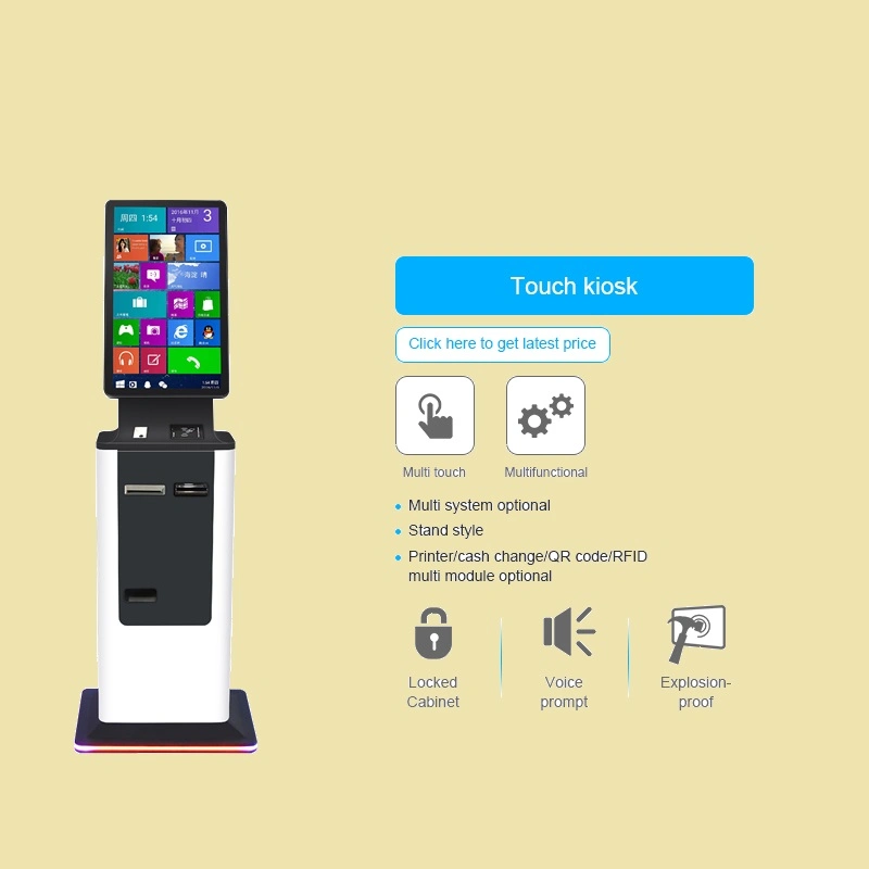 Multitouch Display Kiosks Autoservicio Touchpanelkiosk