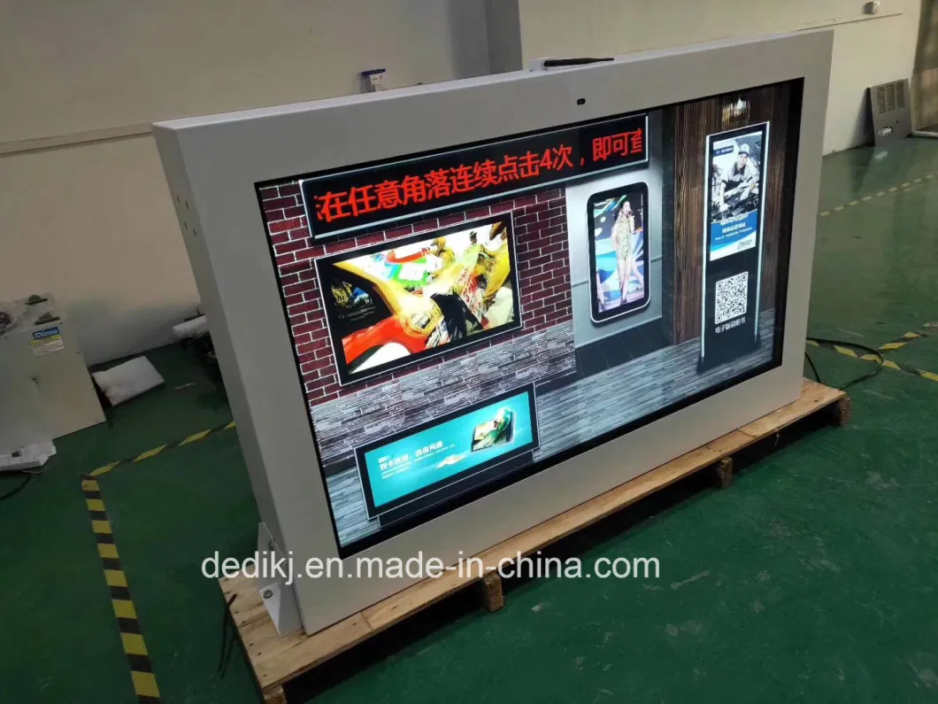 55 &prime;&prime; Outdoor Walll Mount 1500nit LCD Digital Screen for Advertising