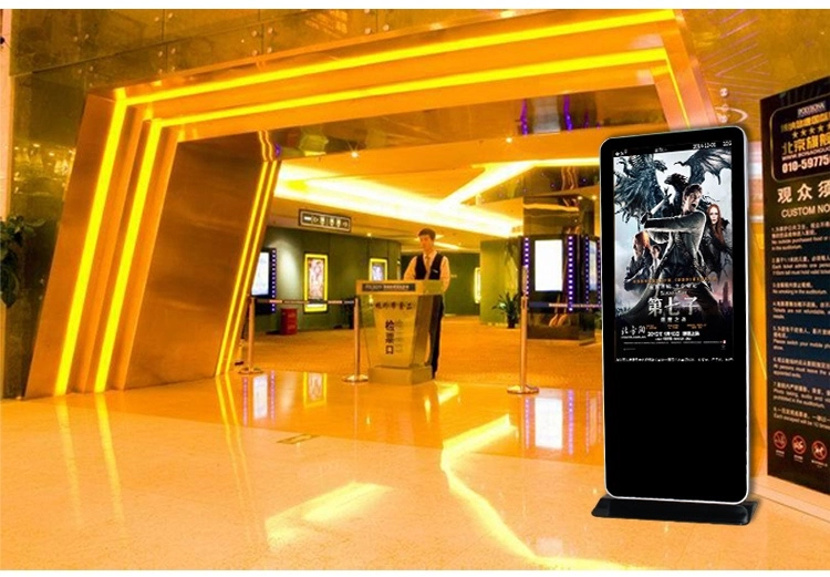 Full HD 65 Inch LCD Advertising Display Digital Signage Network Player WiFi Touch Screen Information Kiosk Query Machine for Shopping Mall