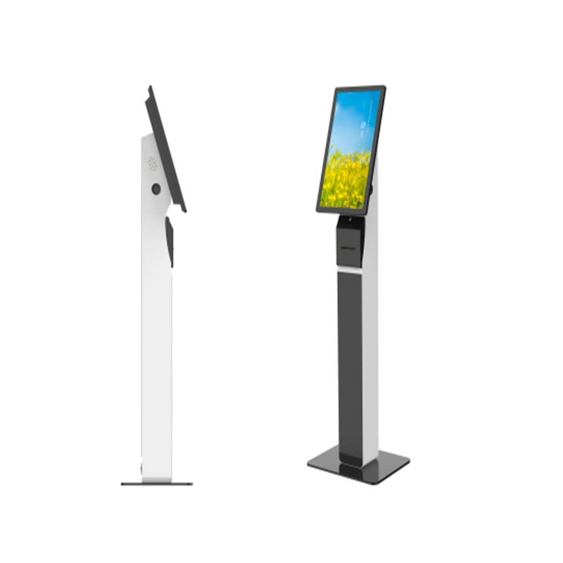 Interactive Standing Digital Signage Self Ordering Restaurant Kiosk with POS Terminal Payment System