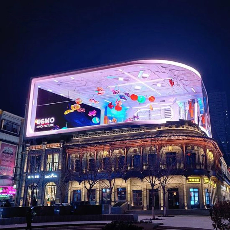 Building Commercial Digital Billboard 3D Advertising Outdoor LED Video Wall Display Screen