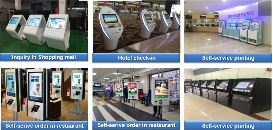 Digital Signage Hotel Kiosk with Check in Receptionist Function