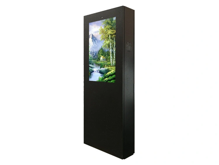 Wireless Ad Monitor 43 Inch Wind-Cooled Vertical Screen Landing Outdoor Advertising LCD Display Shopping Mall Digital Signage