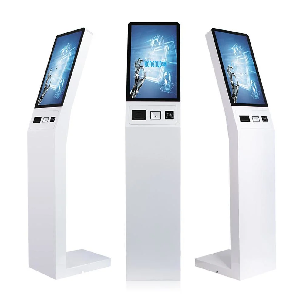 Standing Self Service Ordering Touch Screen Kiosk Bill Payment Vending Machine LCD Advertising Display Digital Signage Interactive Information Kiosk