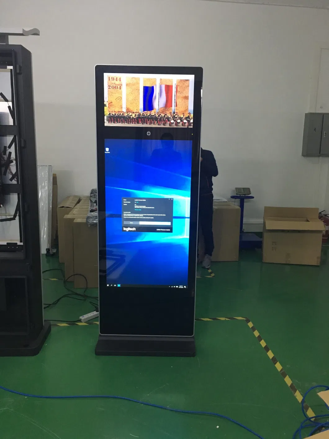 LCD Advertising Display Multitouch Interactive Photo Booth Touch Screen Kiosk