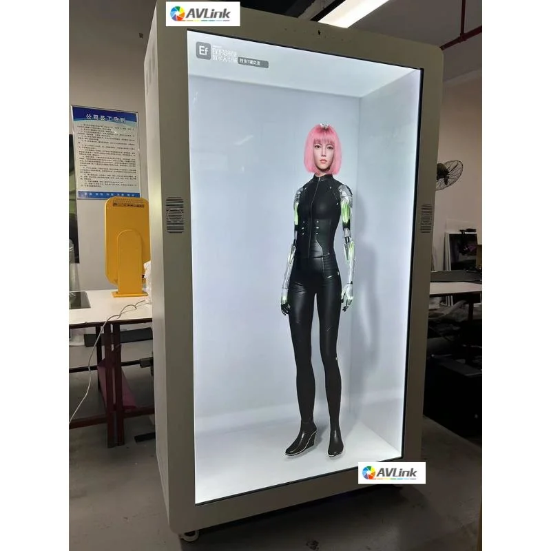 86inch 3D Transparent Showcase LCD Display Touch Screen Ai Holobox