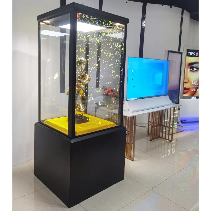 55inch OLED Transparent Digital Signage 10points Touch Screen for Museum