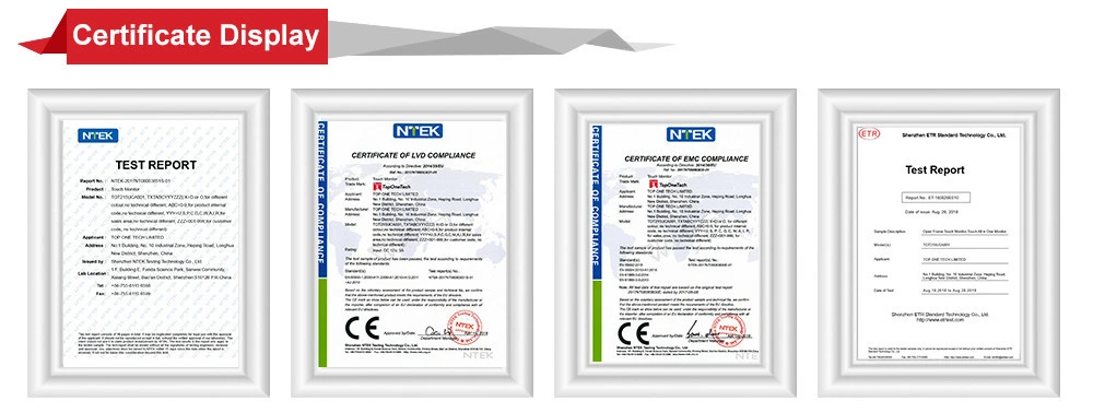 SKD CKD CBU 27 Inch 16: 9 IPS LCD LED Kiosk Monitor Display Module Air Optical Bonded on Accurate Response Capacitive Touchscreen with Anti-Glare Sensor Glass