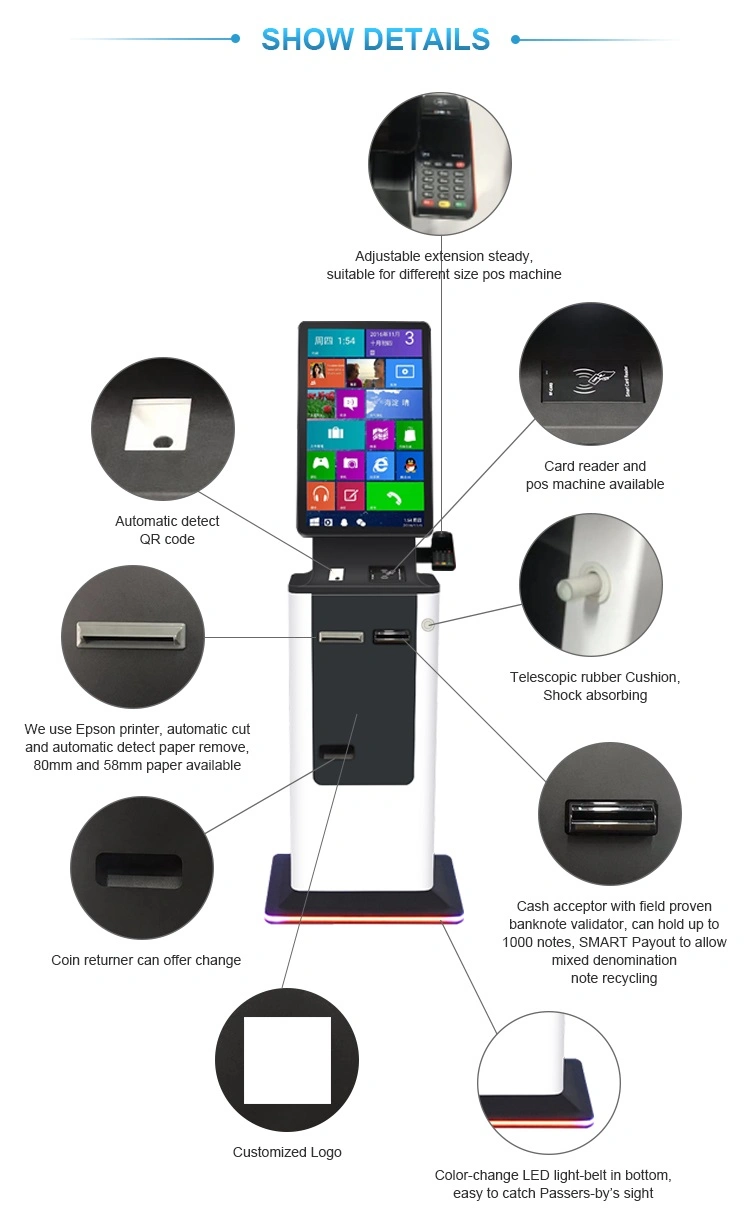 Multitouch Display Kiosks Autoservicio Touchpanelkiosk