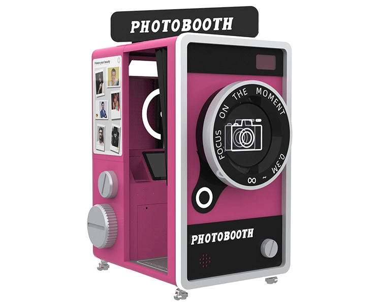 Low Cost Make Money Fast Self Service Touch Screen Instant Camera Photo Booth Vending Machine with Printer Kiosk