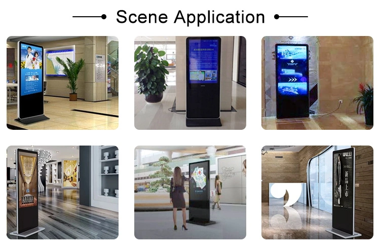 50 Inch LED Kiosk Floor Standing LCD Digital Signage Indoor Display