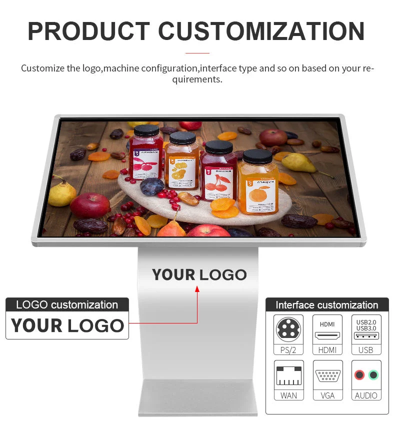 Information Kiosk Interactive Smart Kiosk 55 65 Inch Public Touch Screen Self Service Kiosk