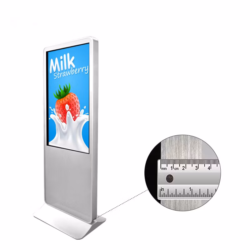 Hight Quality Slim 4K 49inch Monitor with Android Floor Standing Android LCD Advertising Display Monitor Screens Media Player Digital Signage