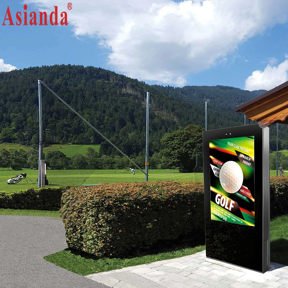 Outdoor Kiosk Totem Media Player Touch Screen