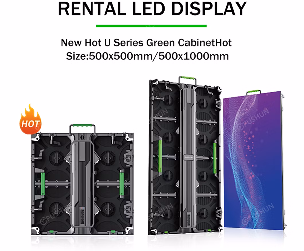 Pushunled 2K 4K 3D Giant Event Video Wall Panel Outdoor Digital Signage LED Displays Screen Pantalla