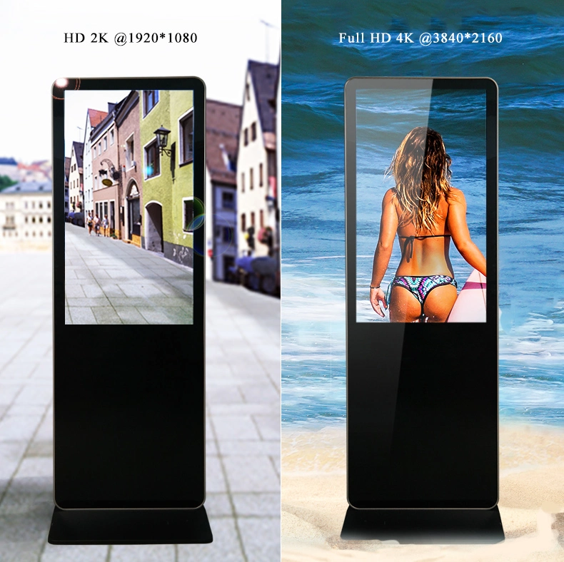 OEM ODM Advertising Screen Advertising Player 47 Inch Vertical Kiosk LED / LCD Digital Signage Touch Screen Kiosk Advertising Display