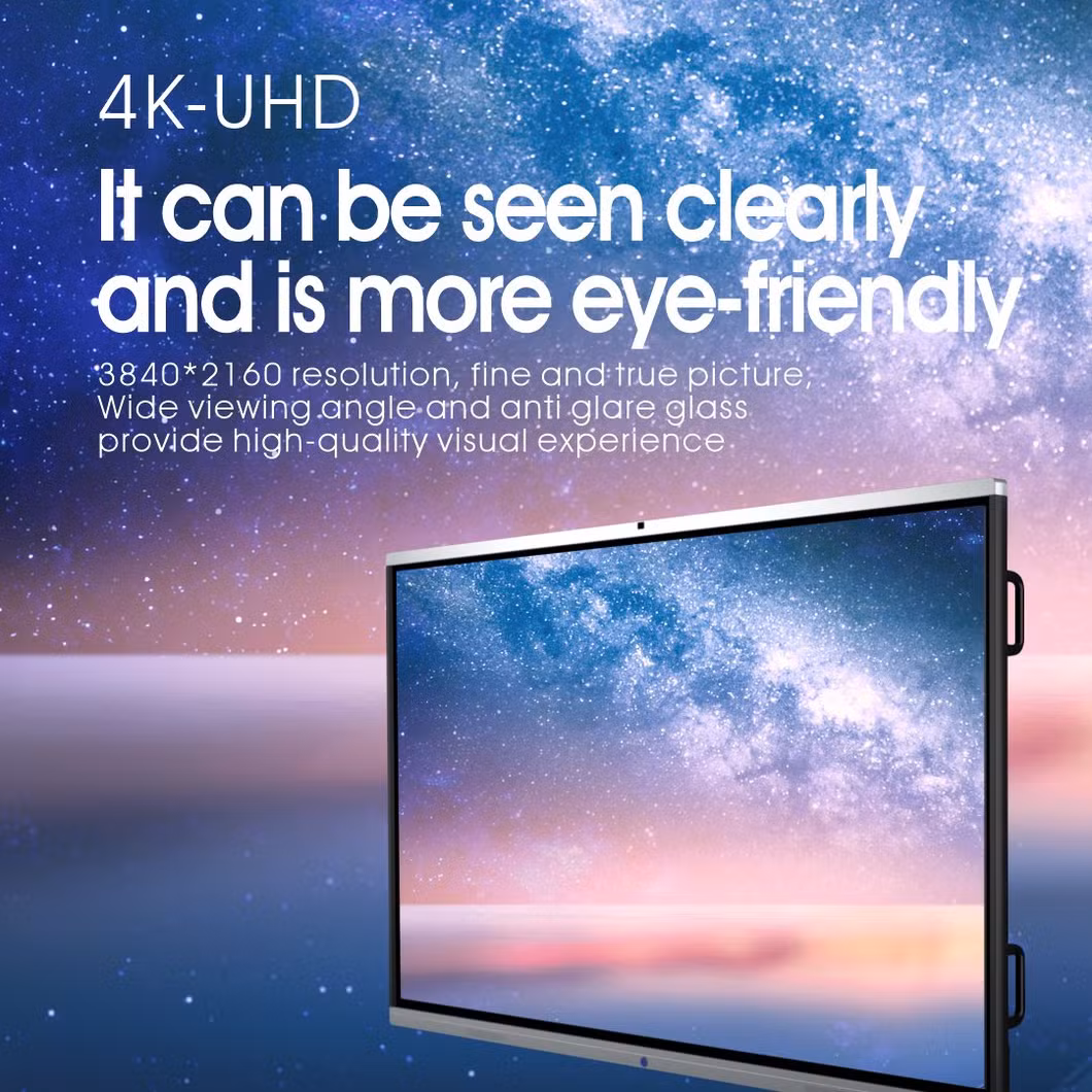 Factory Low Price Full Color 4K 55&prime;&prime; LED Interactive Touch Panel