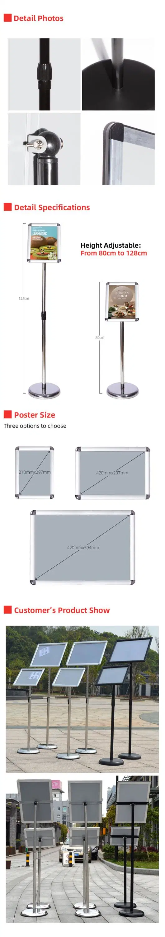 Adjustable Floor Sign Holder: a Customization and Convenient Option for Your Business Signage