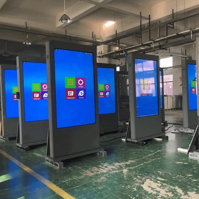 Android 49inch Outdoor Touch Kiosk Totem Digital Signage