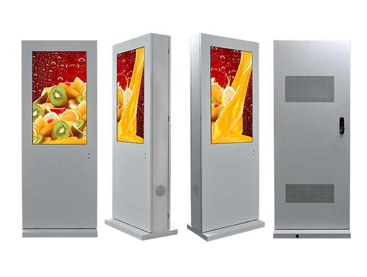 Outdoor LED Display 43 Inch Digital Signage Air-Cooled Vertical Screen Floor Highlighting Outdoor LED Screen