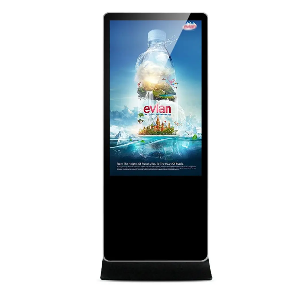 55 Inch LCD Navigation 4 Screens Advertising Touch Screen Kiosk