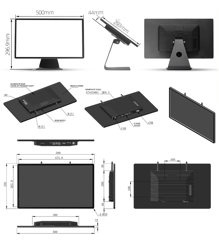 CNC Machine Kiosk Touch Screen Desktop