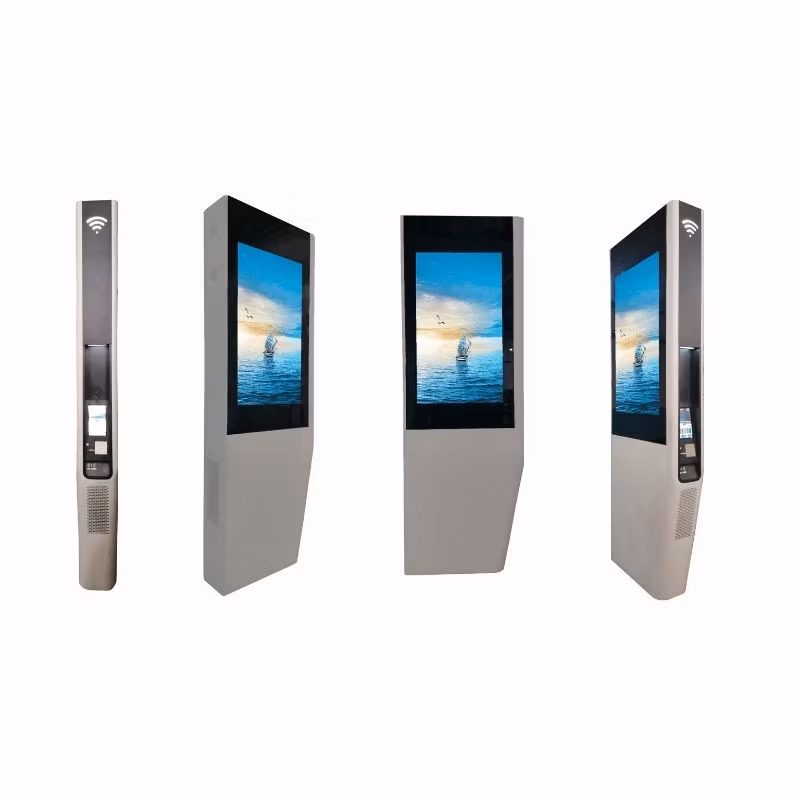 65inch Billboards Waterproof Advertising Totem Interactive Kiosk Digital Signage Screen 3G WiFi Outdoor LCD Stand