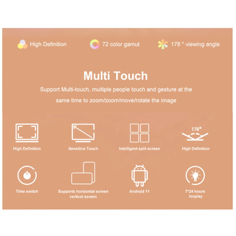 43-Inch Information-Checking Interactive LCD Digital Signage Kiosk