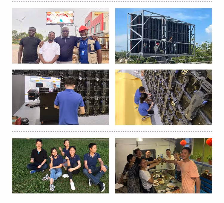 Legida P5mm P6 P8 P10 Back Service Big Video Wall Screen Outdoor LED Display 3D Outside Building Advertising Digital Billboard