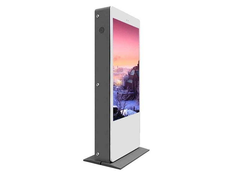 65 Inch Air-Cooled Vertical Screen Landing Outdoor Charging Pile Advertising Machine Big Advertising Screen Dual Touch Screen Kiosk