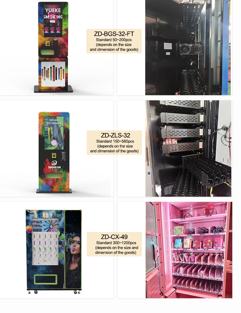 Combo Machine Kiosk with LCD Screen with Ring Light