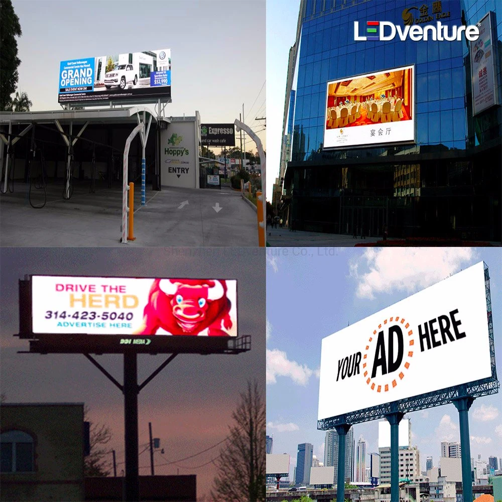 High Quality Outdoor LED Display Screen with P2.5 P3 P3.91 P4 P4.81 P5 P6 P6.67 for Paineis Exterior Stage Background Poster Pole Car Digital Video Advertising