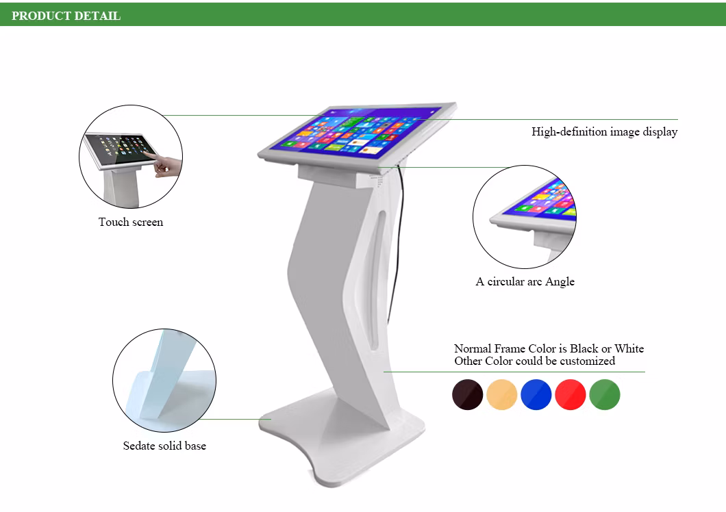 Shopping Mall Advertising All-in-One Interactive Touch Screen Digital Display LCD Kiosk