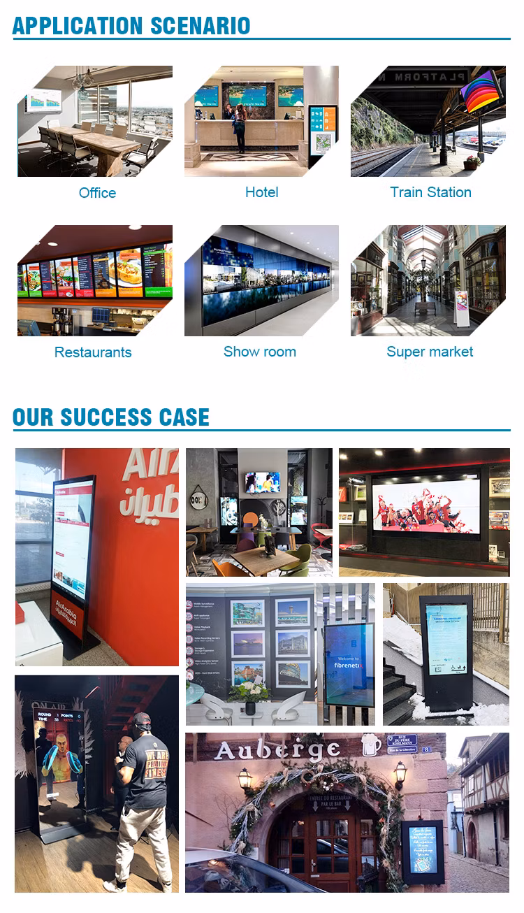 Interactive 43&quot;49&quot;55&quot;65 Inch Outdoor Touch All-in-One Digital Kiosk
