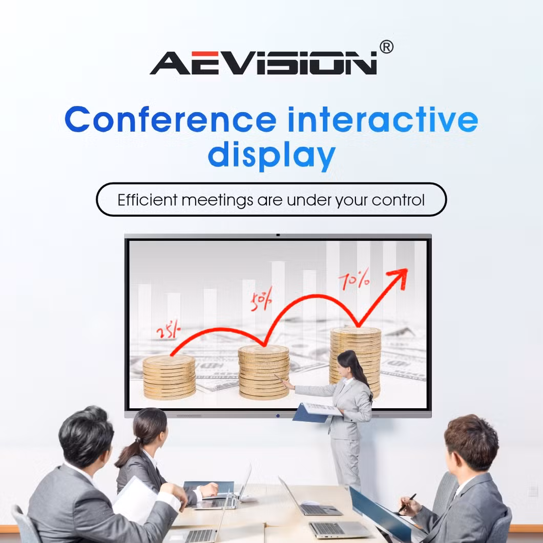 Factory Low Price Full Color 4K 55&prime;&prime; LED Interactive Touch Panel
