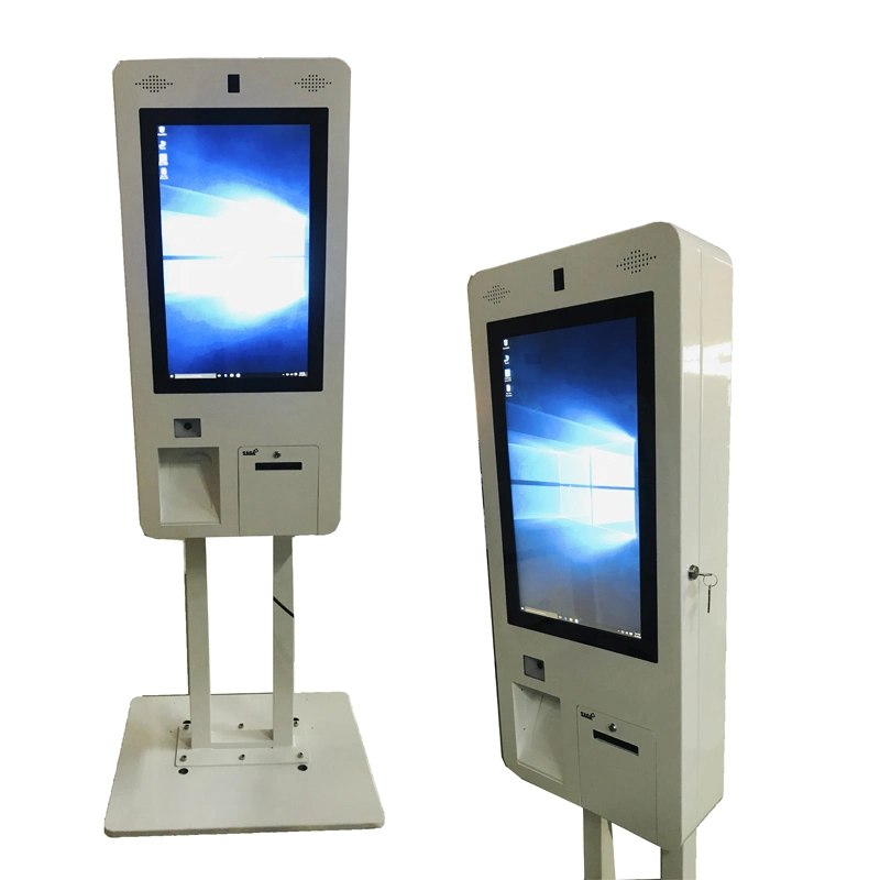 21.5 Inch Self Service Ordering Kiosk Touch Screen Payment Terminal Kiosk