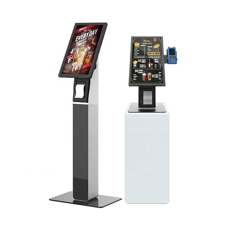 Totem Fast Food 21.5 24 32 Inch Touch Screen POS System Self Pay Machine Self Service Payment Ordering Kiosk for Kfc/Restaurants