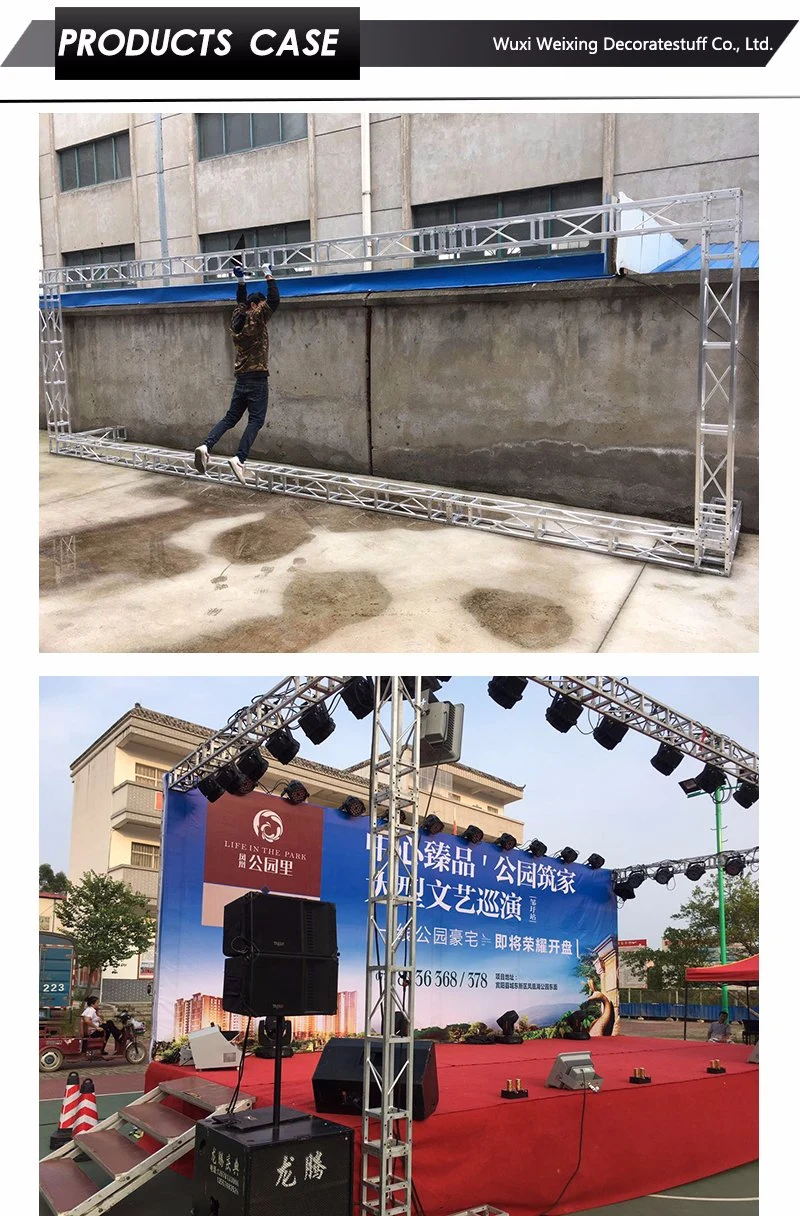 8.4mx16.6mx4m, 200X200mm Outdoor Uesed Advertising Digital Display Screens Aluminum Truss