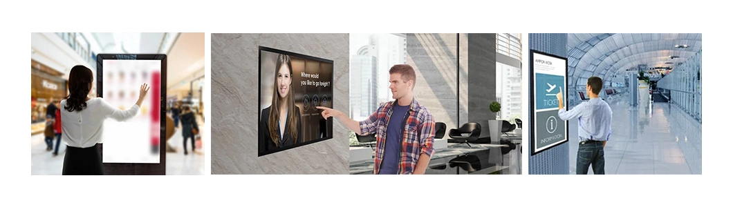 43-Inch Information-Checking Interactive LCD Digital Signage Kiosk