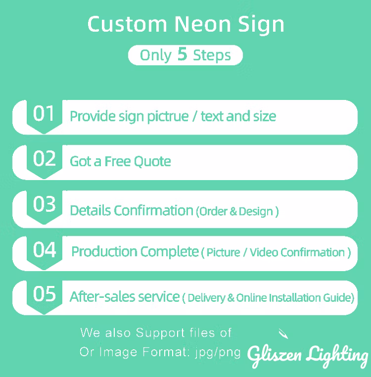 Gliszen High Quality Outdoor Signage Business Logo Custom Acrylic LED Letter Lights Illumination Electronic Signs